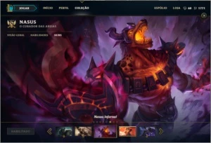Conta de lol platina 4 150 reais - League of Legends