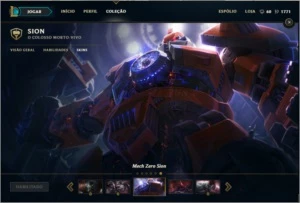 Conta de lol platina 4 150 reais - League of Legends