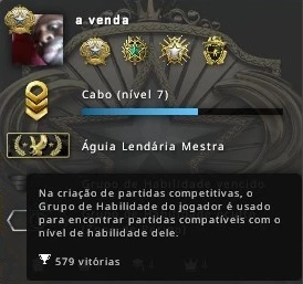 CONTA CSGO PRIME/579WINS/AGUIA 2/2100 HORAS/GTA V/THE FOREST - Steam
