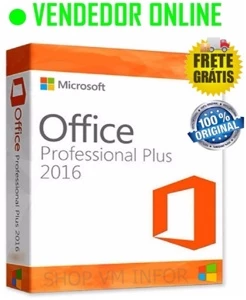 Pacote Office 2016 Plus Licença  Ativação Garantida original - Softwares and Licenses