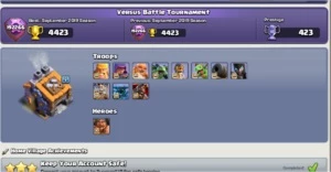CONTA CLASH OF CLANS CV14!