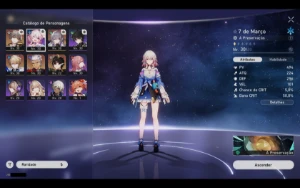 Contas HSR Iniciante com 300+ desejos (Não É Conta Farm!) - Honkai: Star Rail