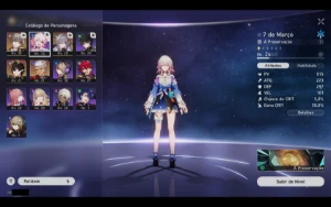 Contas HSR Iniciante com 300+ desejos (Não É Conta Farm!) - Honkai: Star Rail