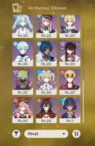 Conta Genshin Impact Varesa + Xianyun + Furina E Mais