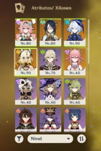 Conta Genshin Impact Varesa + Xianyun + Furina E Mais