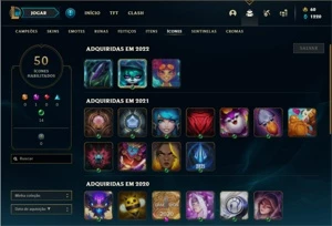 Conta bronze 3 com 33 Champs  e 13 Skins + 3 Fragmentos - League of Legends LOL