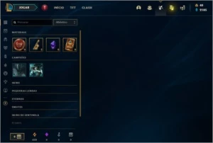 Conta unranked com skins e  icone raro 2014 - League of Legends LOL
