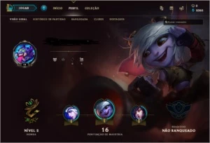 CONTA DE LOL LEVEL 14 - League of Legends
