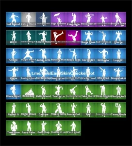 CONTA FORTNITE FA 36 SKINS - DANÇA DE LADINHO E PIRULETA