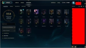 Conta league of legends com skins raras da season 2 LOL