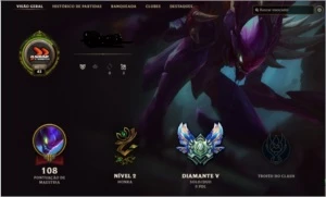 Vendo conta de League of Legends D5 LOL