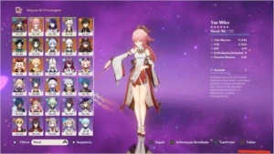AR 58 | Viajante | Yae, Ayaka, Zhongli, Aloy++ - Genshin Impact