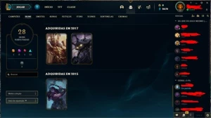 Conta Legue of Legends (lol) antiga ano 2013 - League of Legends