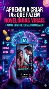 Crie Novelinhas Virais no TikTok com IA - Vídeos e Cortes Cortes Virais