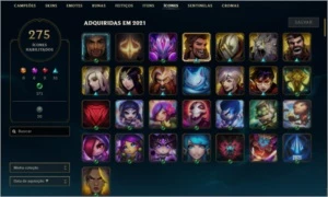 Conta mestre - League of Legends LOL