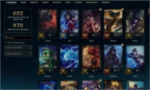 Conta mestre - League of Legends LOL