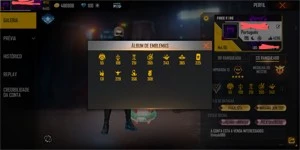 Free fire 31 Passes ,4 Cubos ,36 Salas e varias skins