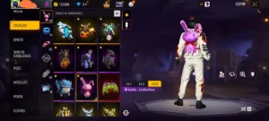 CONTA FREE FIRE 6 anos (super gemada)