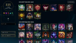 Conta LOL com 313 skins todos os campeos lvl 496 - League of Legends