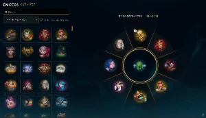 Conta LOL com 313 skins todos os campeos lvl 496 - League of Legends