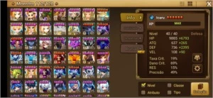 CONTA EUROPEU LATE GAME, 76 MOBS 6* E 23 NAT5 - Summoners War
