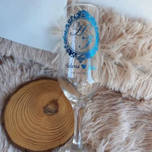 Taça de Champanhe Personalizada - Artesanato e Personalizados