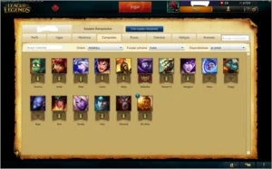 CONTA GOLD 1 COM 2 PAGINAS DE RUNAS COMPLETAS - League of Legends LOL