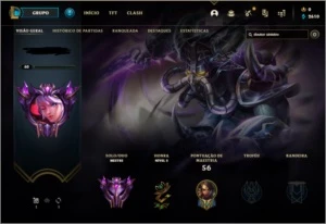 conta league of legends mestre LOL