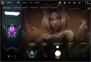 Conta de Lol platina 4 com skin prestígio - League of Legends