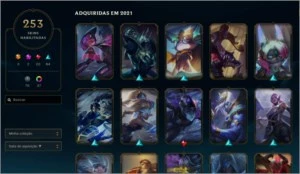 Conta diamante 2/ mais de 250 skins - League of Legends LOL