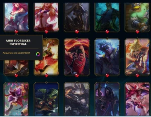 Conta LoL (MMR Mestre) lvl 1293 656 skins + Conta Valorant - League of Legends
