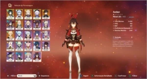Conta completa Lategame AR53 - Genshin Impact