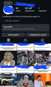 Conta instagram com 100k de seguidores reais - Redes Sociais