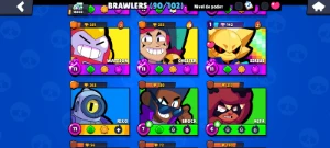 Conta Muito Forte 10 Lendários / 90 Brawn - Transfiro Email - Brawl Stars