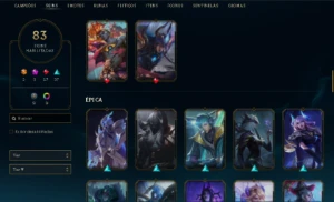 Conta LOL com 83 Skins Raras - Upada Manualmente, Perfeita! - League of Legends