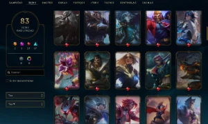 Conta LOL com 83 Skins Raras - Upada Manualmente, Perfeita! - League of Legends