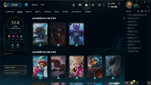 Conta Lv900 - Todos Champs + de 360 skins e + de 200 chromas - League of Legends LOL