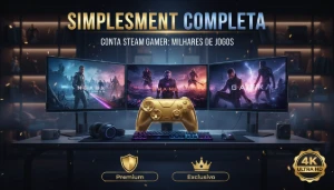 Conta Steam com diversos jogos, super oferta imperdível