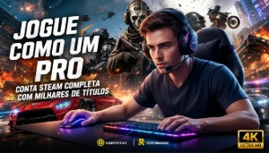 Conta Steam com diversos jogos, super oferta imperdível