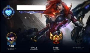 VENDA DE CONTA GOLD 1 , SEASON PASSADA DIAMANTE 5 - League of Legends LOL
