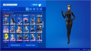 Conta de Fortnite com Wildcat - Minty - Elfo roxo - Glow