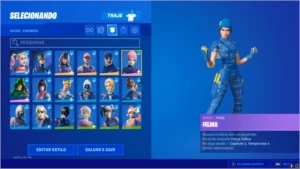 Conta de Fortnite com Wildcat - Minty - Elfo roxo - Glow
