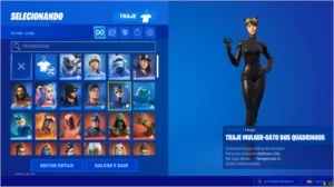 Conta de Fortnite com Wildcat - Minty - Elfo roxo - Glow