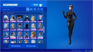 Conta de Fortnite com Wildcat - Minty - Elfo roxo - Glow