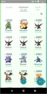 Vendo Conta Pokemon lvl 25 com 180k stardust - Pokémon