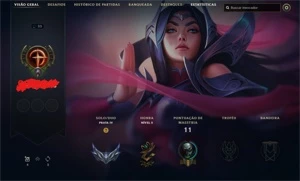 Conta Prata 4 mmr bom - League of Legends LOL