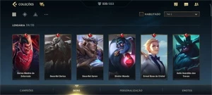 Conta com 232 skins, todos os passes. - League of Legends: Wild Rift LOL WR