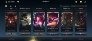 Conta com 232 skins, todos os passes. - League of Legends: Wild Rift LOL WR