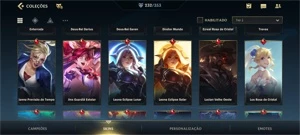 Conta com 232 skins, todos os passes. - League of Legends: Wild Rift LOL WR