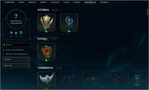 Conta de lol de 2013 - League of Legends